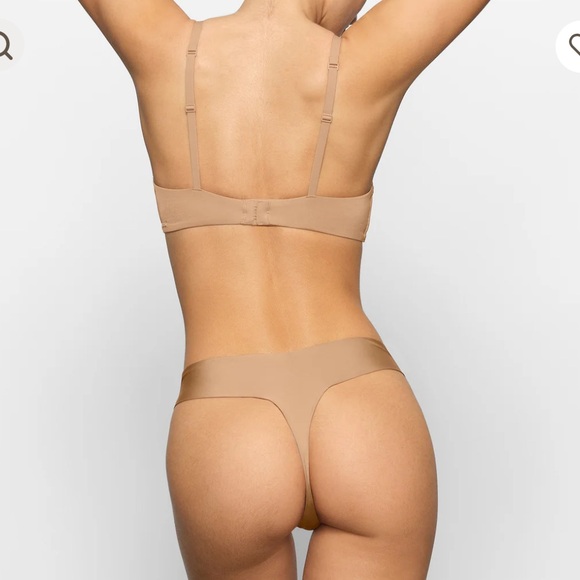 SKIMS T-Shirt Demi Bra (Wireless Form) Ochre Color Size 32C - Picture 4 of 9